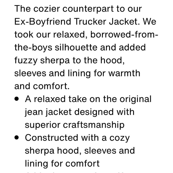 Levi’s Ex-Boyfriend Sherpa Hooded Trucker Jacket - Picture 3 of 6